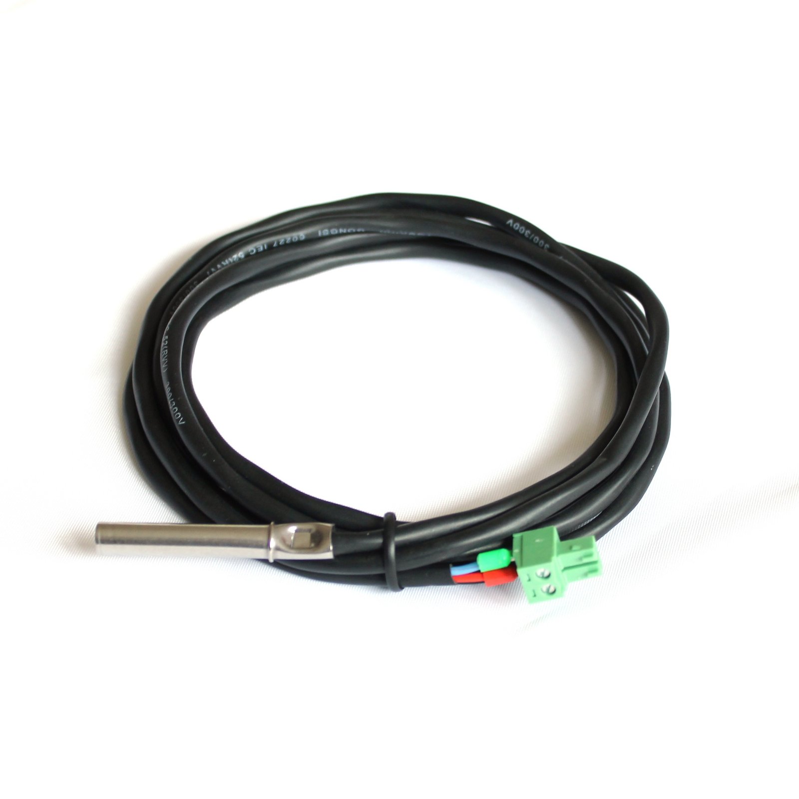 Remote temperature sensor with 3m cable and connector for TR/PTR/VS/PU/DB/DM series solar charge controllers