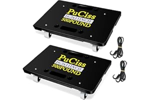 Furniture Dolly - 2 Pack Furniture Movers with Wheels, 500 Lbs Capacity, Moving Dolly with Rope and Gloves, Portable and Ligh
