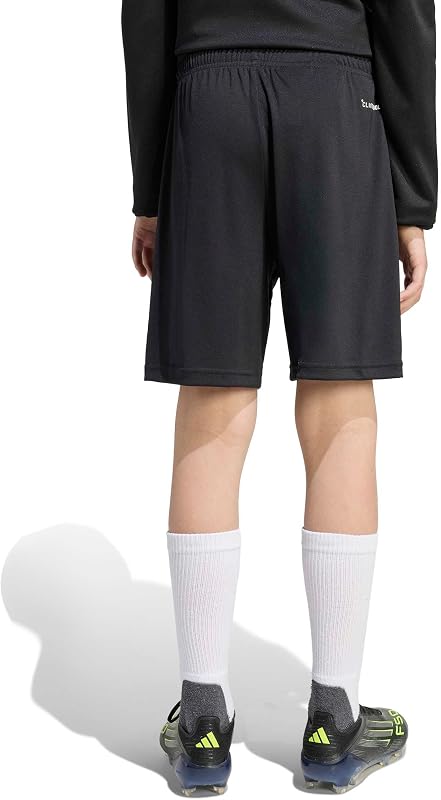 Unisex niños Entrada26 Training Kids Shorts, Black/White, 7-8 Years