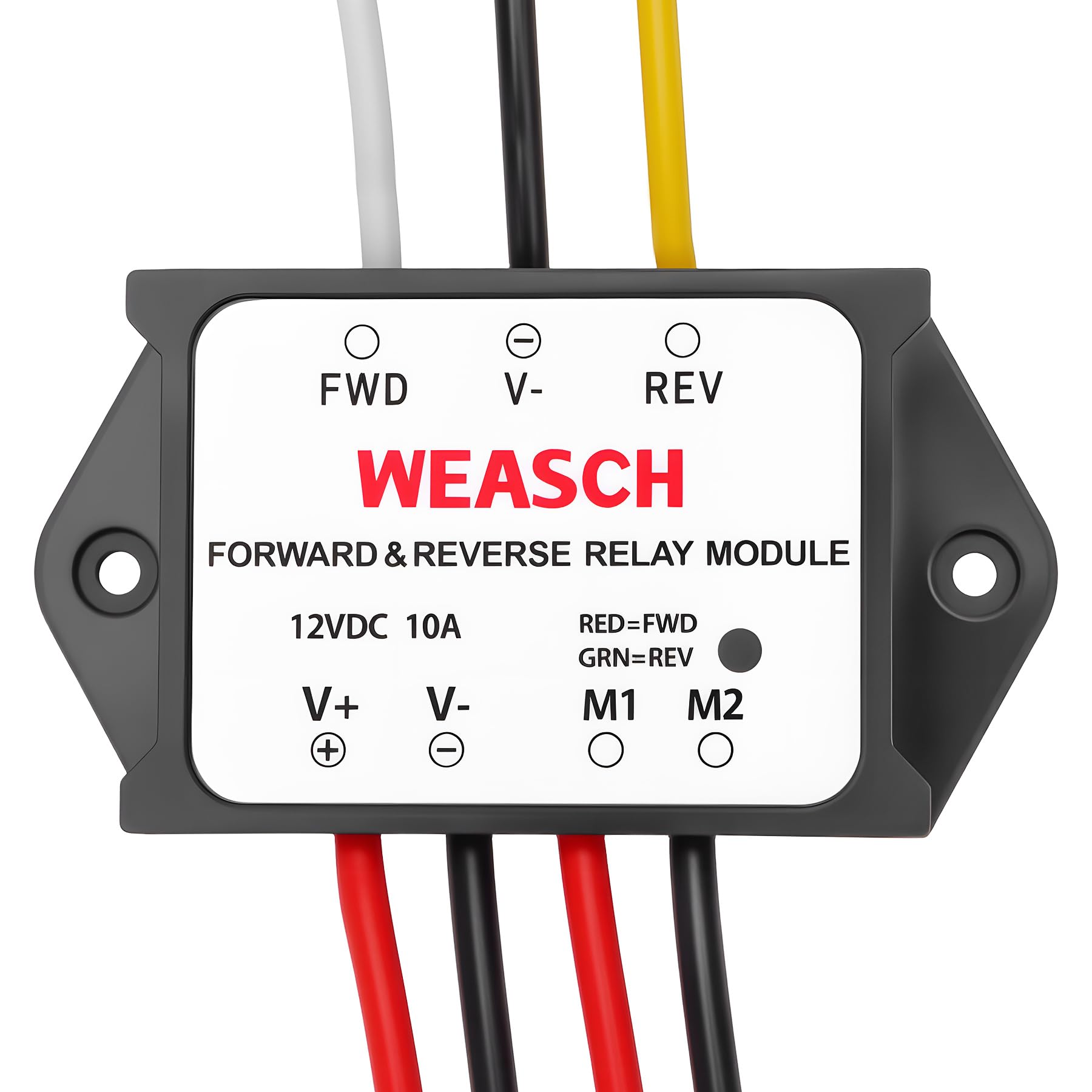 Photo 1 of Weasch Forward and Reverse Relay Module, 12V 10A Pre-Wired with LED Light, for Motor/Linear Actuator, Reversing Relay Module