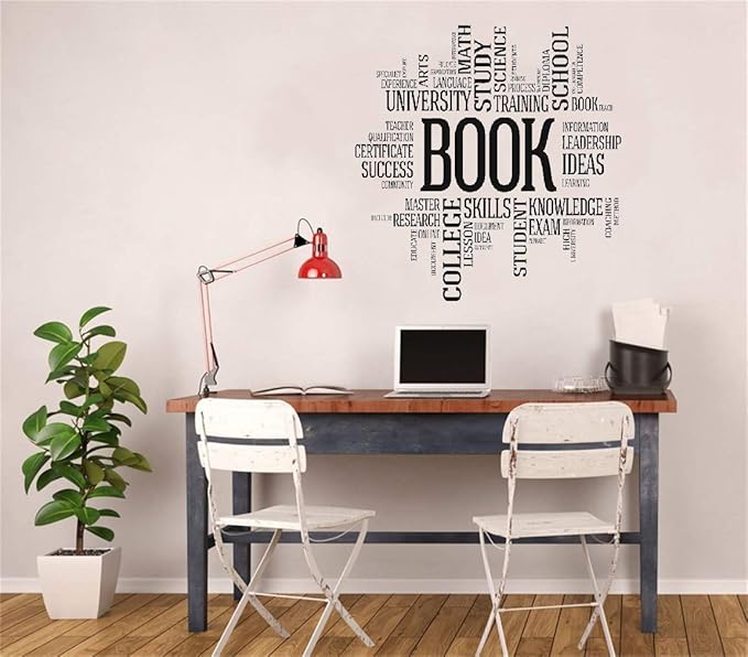 25 Home Décor Reading Decals School Classroom Vinyl Wall