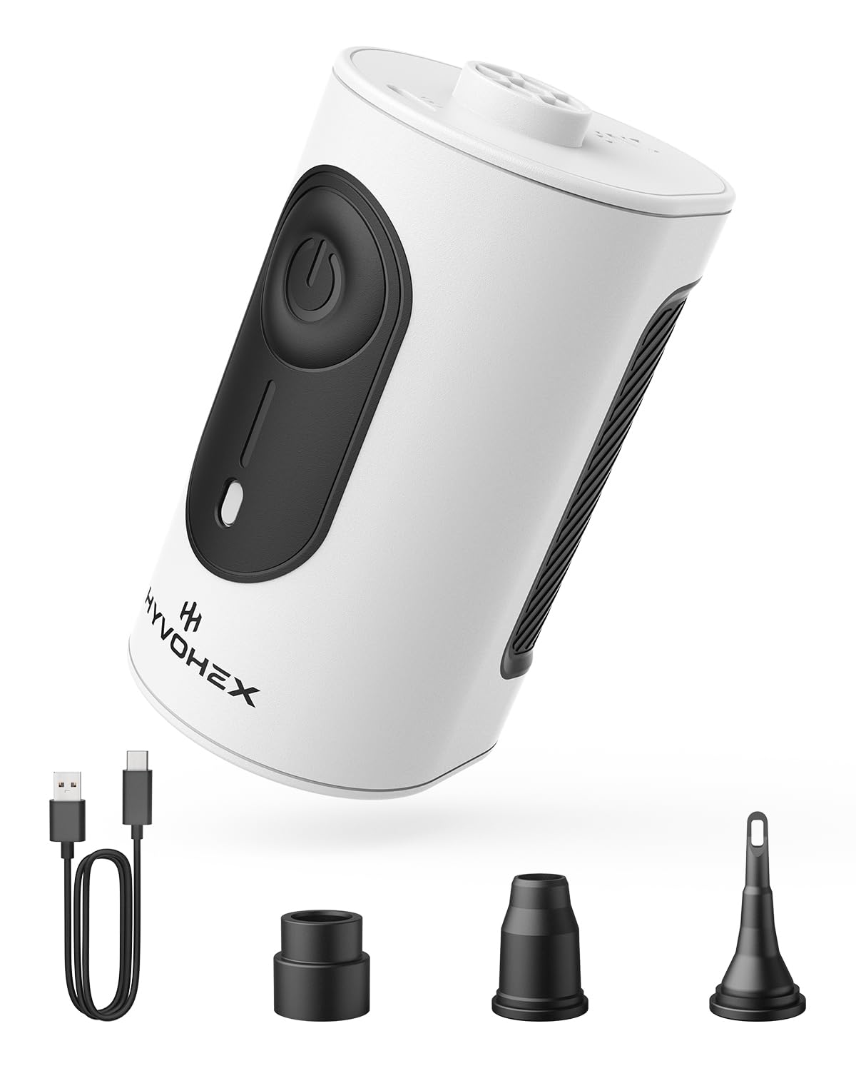 Photo 1 of Portable Air Pump for Inflatables, 4000mAh Ultra Fast Air Mattress Pump with Advanced Heat Dissipation, 3 Nozzles Electric Air Pump Inflate Deflate for Sleeping Pads, Pool Floats, Vacuum Storage Bag