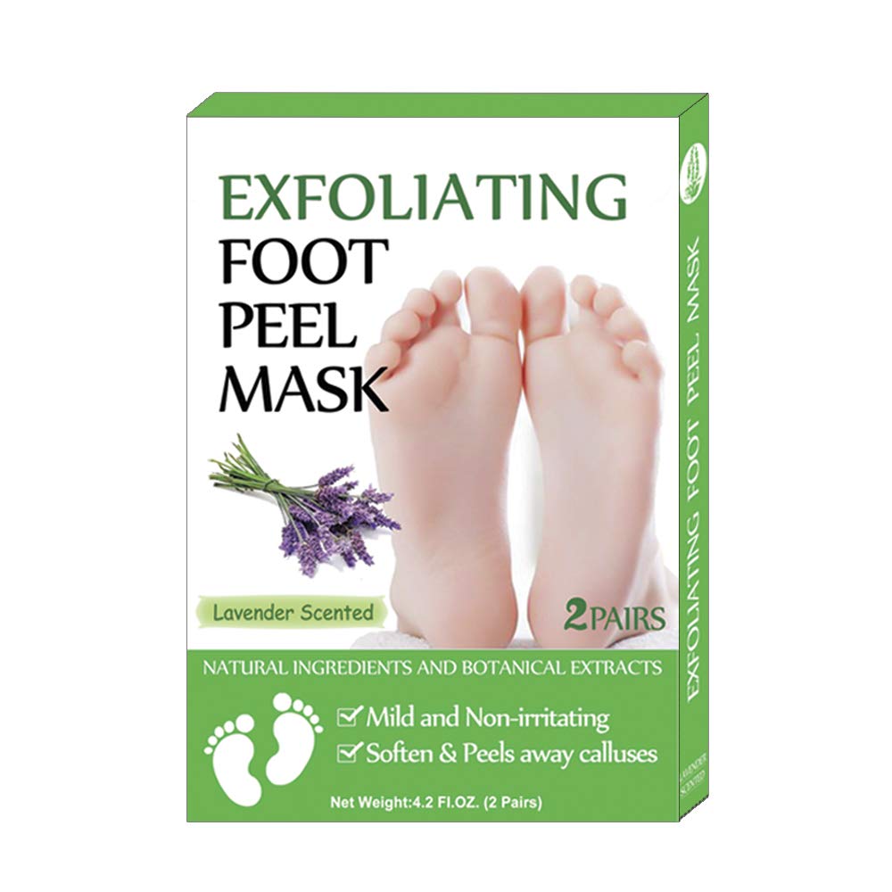 Foot Mask 2 Pairs,Exfoliating Foot Peel Mask,Peel Away Calluses & Dead Skin, Repair Rough Heels in 1-2 Weeks …