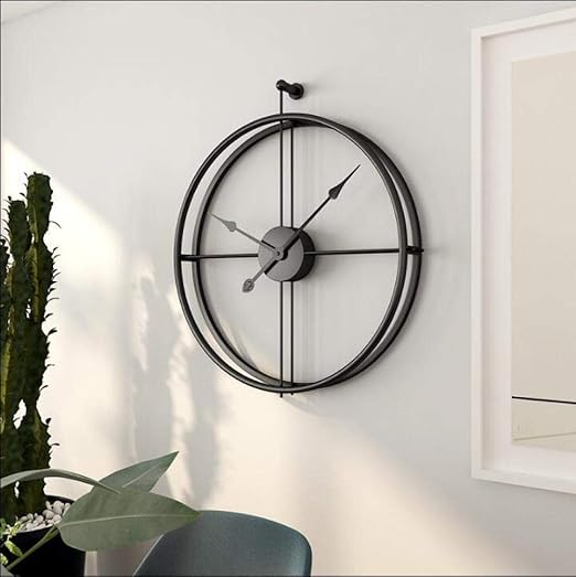 Aimeishi Estilo Europeo Simple Reloj De Pared De Hierro Moderno