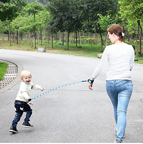 OFUN Toddler Harness Safety Leashes, Baby Leash for Walking, Anti Lost Wrist Link 2.5m, Walking Safety Harness for Kids, Toddler Leash Harness