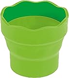 Faber-Castell CLIC &amp; GO Water Flask folding / Combination Kit, Wasserbecher, meadow green