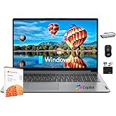 Lenovo IdeaPad 2025 Slim Laptop, 36GB RAM, 1.5TB Storage (1TB SSD & 500GB External), Dual Core Intel Processor, 15.6 Inch Anti-Glare Display, WiFi 6, HD Webcam, Long Battery, Office 365, Win 11