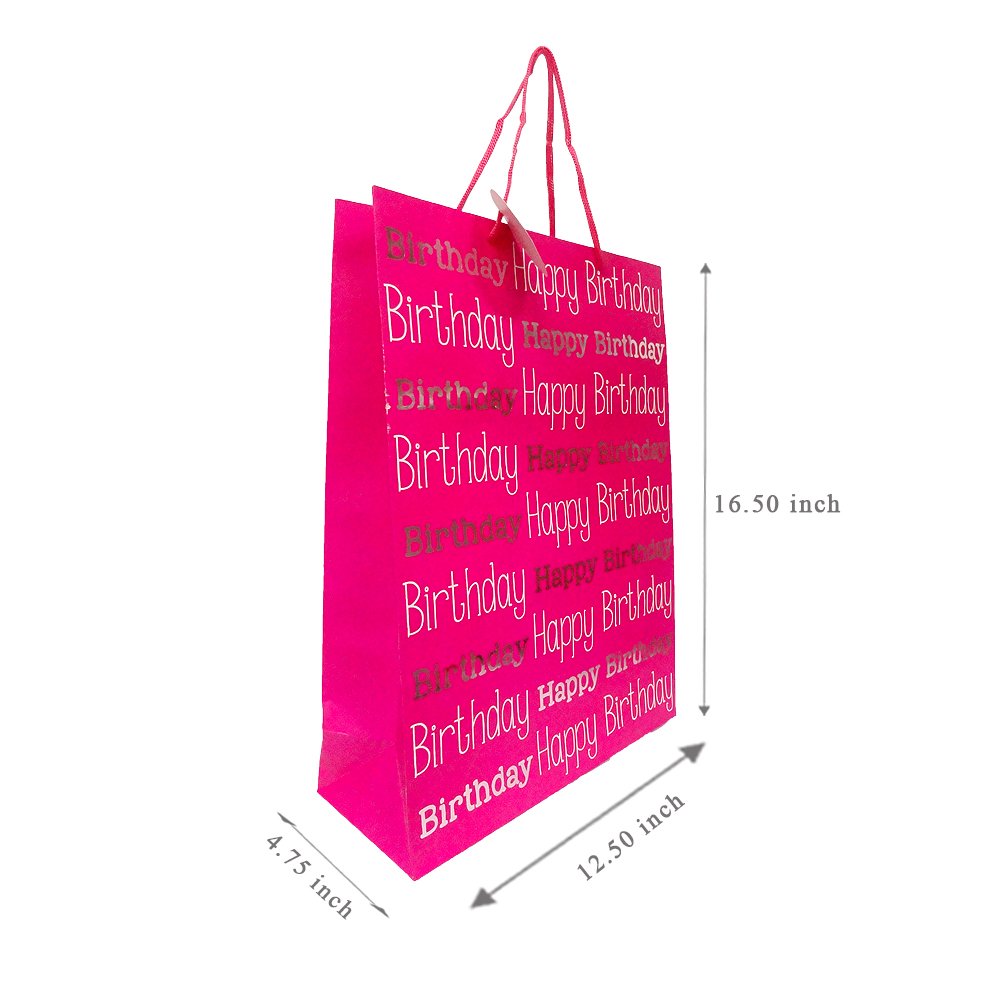 return gift paper bags for birthday