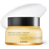 COSRX 64% Propolis Honey Lightweight Cream, Instant Golden Glow,2.19 fl.oz | Full Fit Cream, Hydrating Day, Night Moisturizer, Nourishing Care for Dull, Dry Skin, Non-Sticky Finish, Korean Skin Care