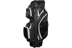 RJ GOLF RJ Sports Bliss 14 Way Divider Top Ladies Deluxe Cart Bag - Women's Golf Bag - Golf Bag for Golf Carts