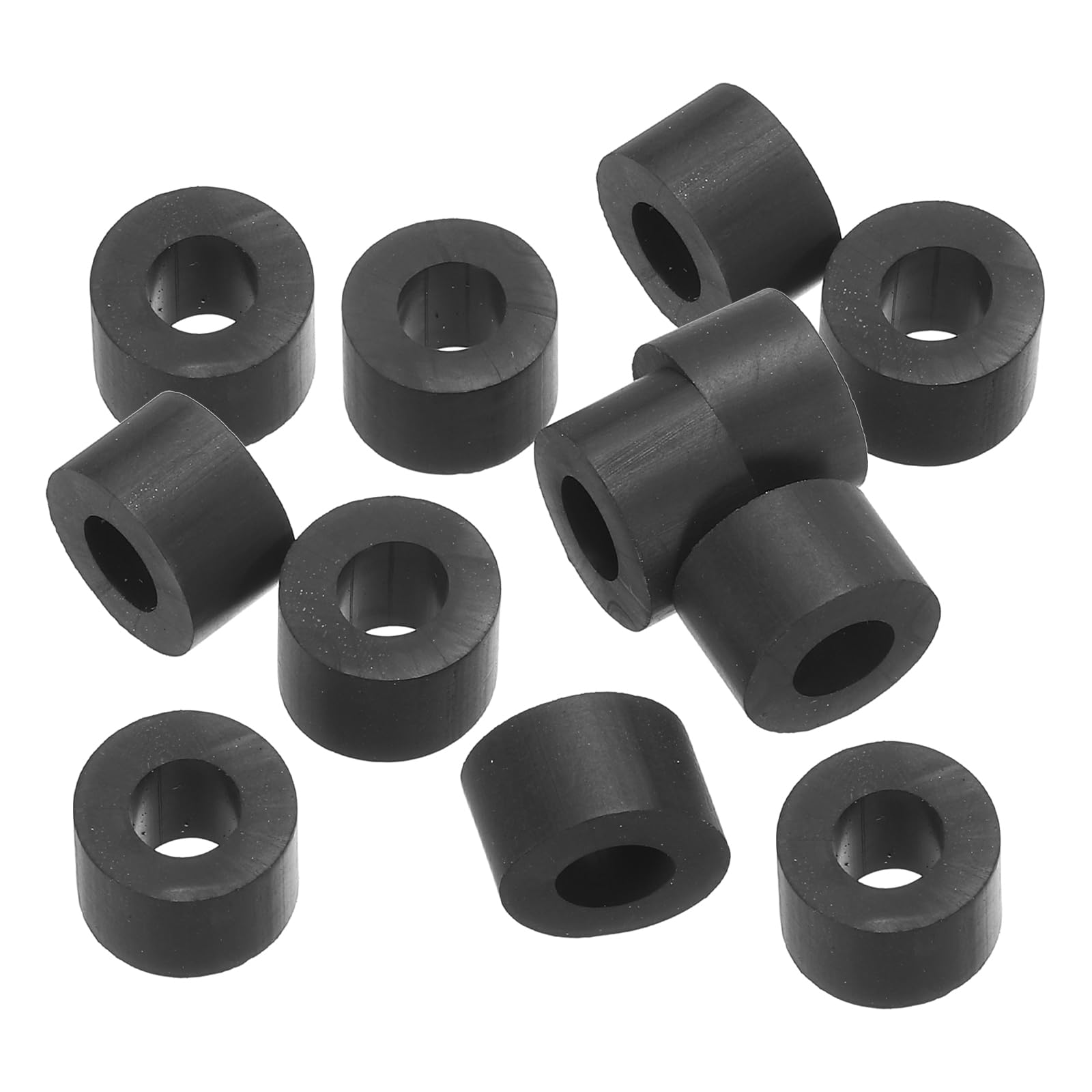 PATIKIL M8 Rubber Flat Washer, 40 Pack 8mm ID 16mm OD 10mm Thick Sealing Spacer Gasket Ring for Faucet Pipe Water Hose Fastener Bolt, Black — image 1