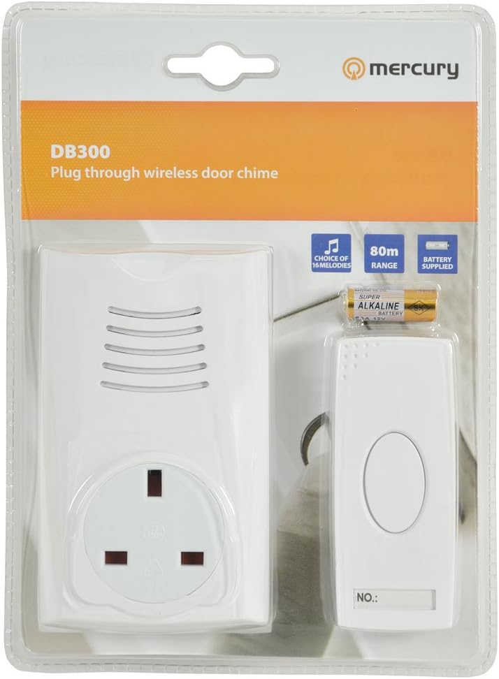 mercury Plug Through Wireless Door Chime - Image 3