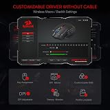 Redragon M913 Impact Elite Wireless MMO Gaming Mouse 16000 DPI 12 Side Buttons view 6