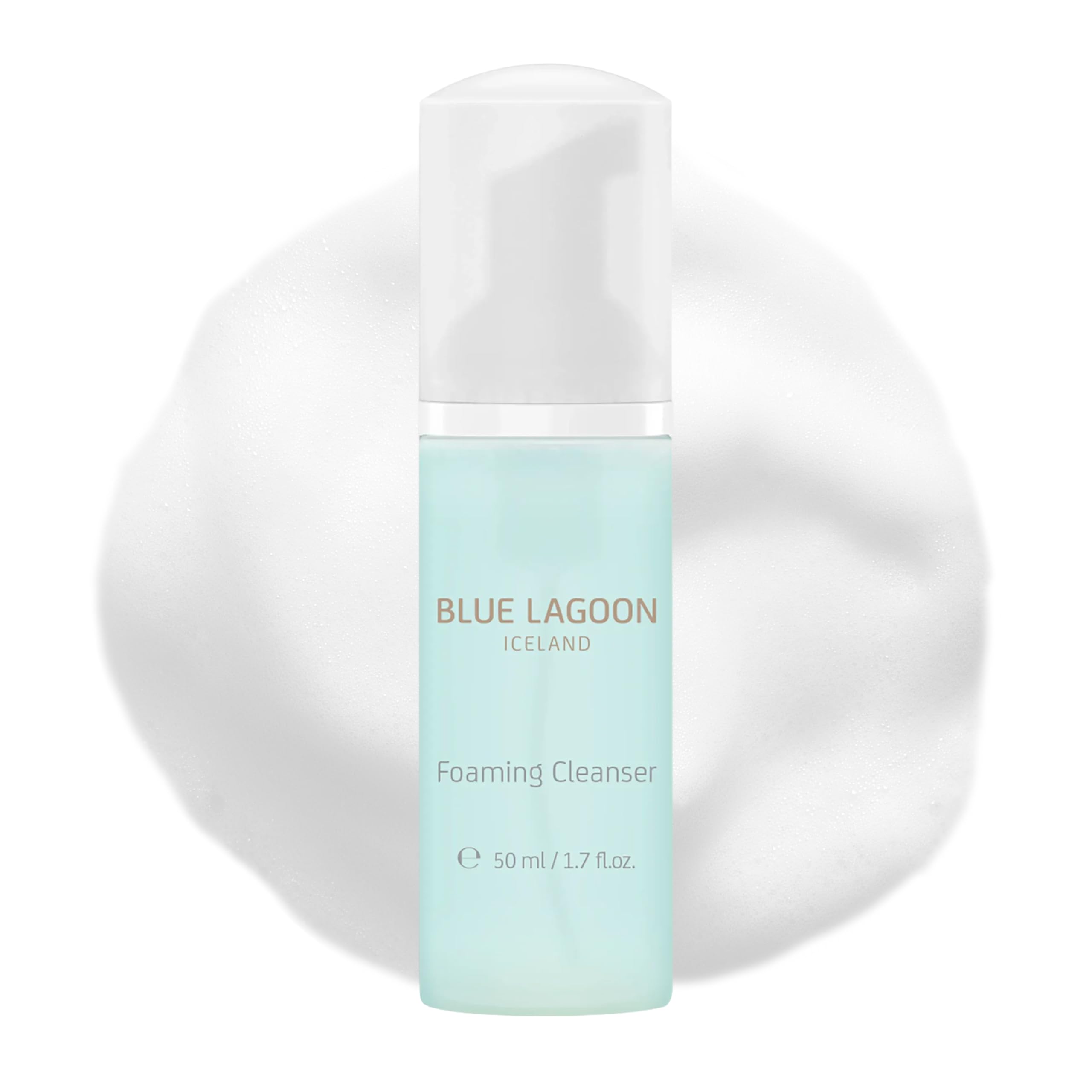 Blue Lagoon Skin Science - Natural Foaming Face Cleanser | Sustainable, Bioactive Icelandic Skincare (1.7 fl oz | 50 ml)