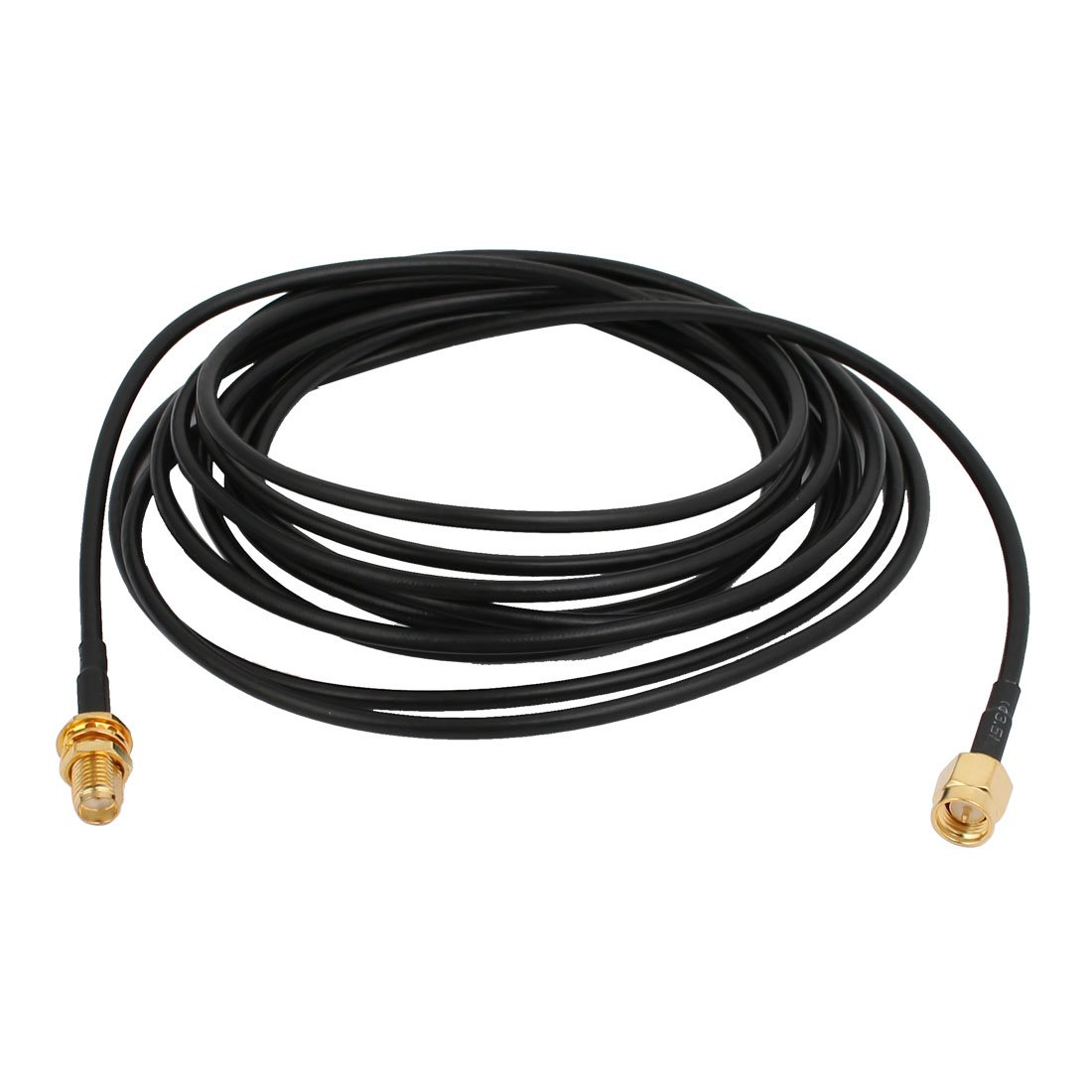 sourcing map SMA Male to Female RG174 Coaxial Antenna Cable Extension Connector Adapter 3Meter