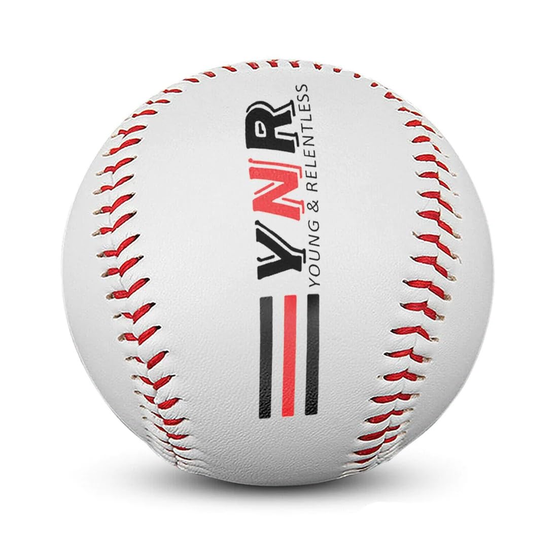 YNR Training Base Ball - Soft Leather, Sport Practice, BaseBall Softball, Durable Faux Leather Outer Finish, Rubber Core for Consistent Shape | (Pack of 1)