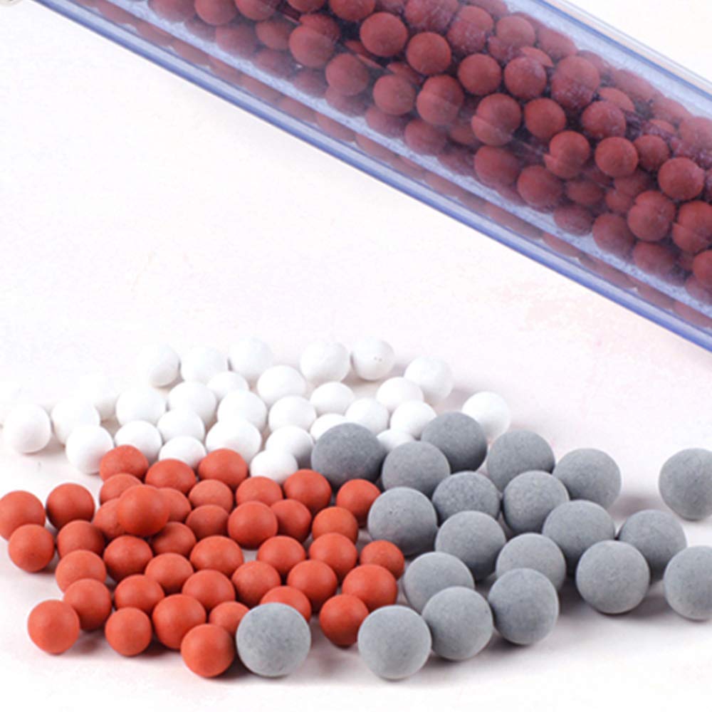 Head Filter Shower Water Ionic Shower Filter Water Filter Beads Mineral Balls for Ionic Filter Handheld Shower Head Purifies Shower Water Remove Chlorine Fluoride Impurities and Hard Water 3 Types