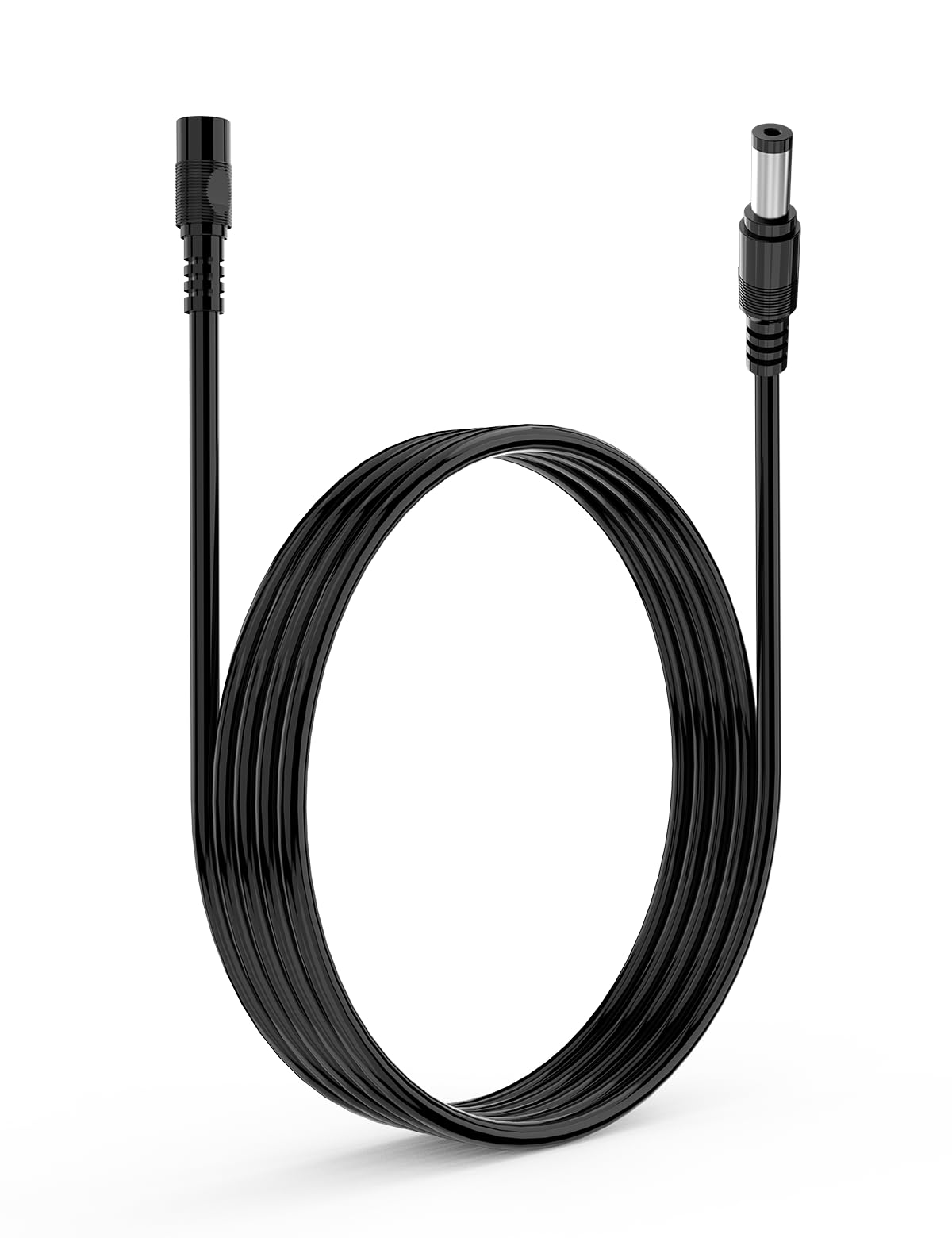 Lonnky 5-Meter 12V Power Extension DC Cable, Compatible With CCTV Cameras (Tapo, Reolink, TP-Link, EZVIZ), Deco Router, LED Strips, Durable 18 AWG Power Cable With 5.5mm x 2.1mm Plug