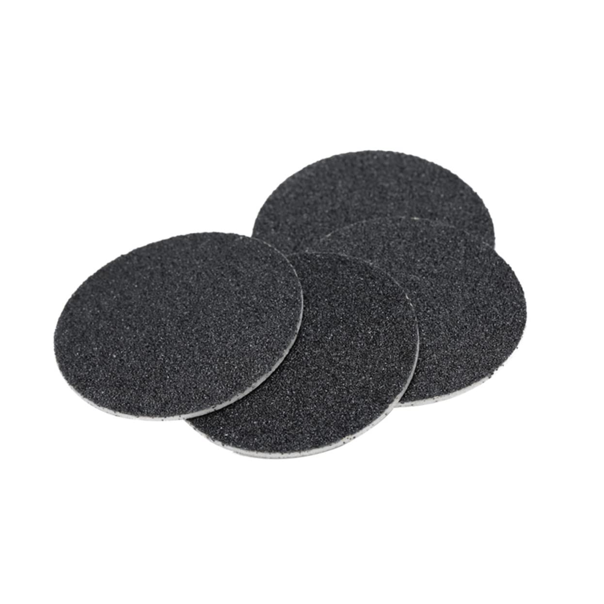 KONTONTY 60 Pcs Replacement Sandpaper Discs for Electric Foot File Remover Tool Grit Pads for Effective Pedicure and Foot Care