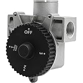 LOYCEGUO 3 Hour Gas Shut Off Timer Valve for Propane &amp; Natural Gas | Automatic Gas Timer Switch for BBQ Grill, Stove &amp; Outdoor Cooking, Safety Shut Off Valve for Seniors &amp; Outdoor Use