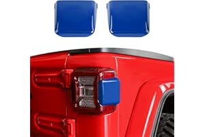 JOSHELA for Jeep JL Tail Lights Cover Side Trim Fit for Jeep Wrangler JL JLU 2018-Present Blue Exterior Accessories 2pcs