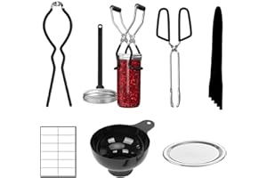 Canned Goods Beginner's kit, 8-Piece Set for Beginners, can Rack, Essential Tools for Canning, Suitable for Mason cans, House