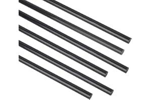 YFYIC Carbon Fiber Rod 300MMX 6.0MM 4PCS Carbon Fiber Rod for RC Airplane DIY Craft 6MM Matte Pole 300MM