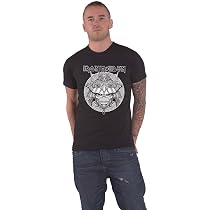 Iron Maiden Senjutsu Black Cover Vertical Logo T-Shirt – Official Licensed Men's Tee, Black, Size XXL