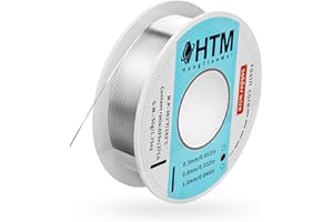 HENGTIANMEI Tin Lead 63/37 Rosin Core Low Temp Solder Wire For Electronics Components And DIY repair(0.8mm/50g)