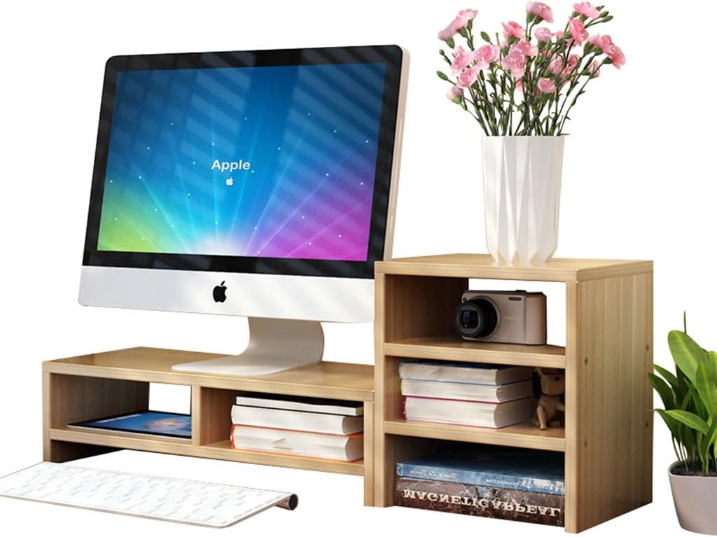 Bookcases Computer monitors increase rack Computer base bracket Office