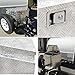 Yaheetech Aluminum Trailer Truck Pickup Underbody Underbed Tongue Tool Box Storage Box