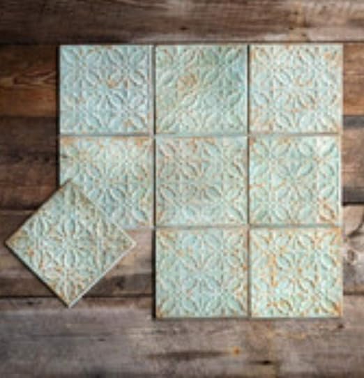 Park Hill Collection Set Of 4 Decorative Tin Ceiling Tiles