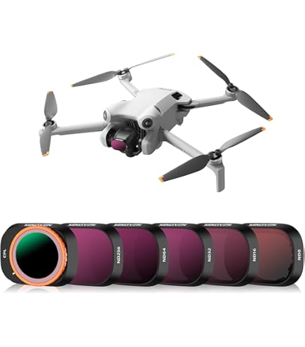Amazon.com : DJI Mini 4 Pro ND Filters Set (ND16/64/256) : Electronics