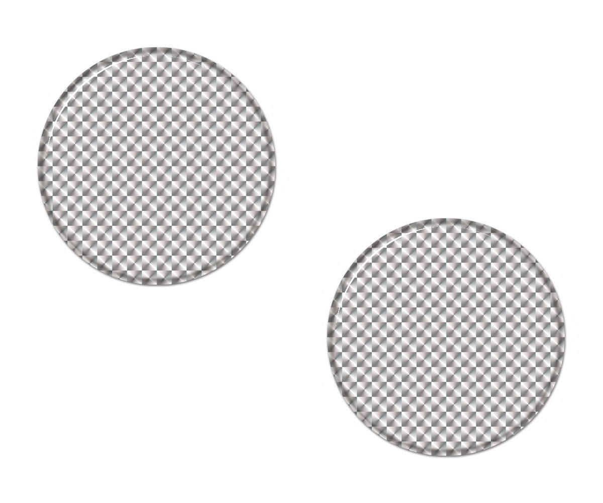 AG Design A/CZ/083 Stickers Round Reflector, 5 cm diameter, Set of 2/White