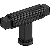 Amerock Balata 2 inch (51mm) Length Matte Black Cabinet Knob, BP37621MB