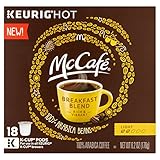 McCafe Breakfast Blend Coffee K-Cup Pods, 18 count, 6.2 OZ (176g)