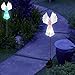 SolarDuke Solar Fairy Angel Lights Color Changing Garden Decor Outdoor Lawn Yard Figurine Stakes