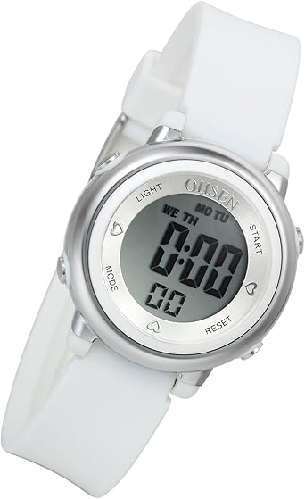 Lancardo Reloj Deportivo Digital de Multifunciones Impermeable de 50m Pulsera Electrónica con Luces Correa de Caucho para Deportes Exteriores para ...