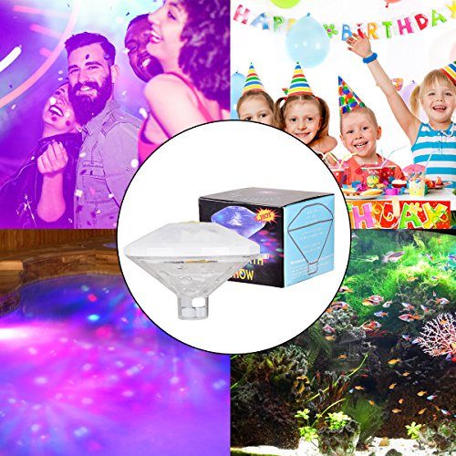 Bath Toys, Bath Lights for the Tub(7 Lighting Modes), Alrigon Bathtub Led Light Toys,Waterproof Colorful LED Bath Toys,Floating Lights for Bathtub Swimming Pool Party Bathroom Pond Spa