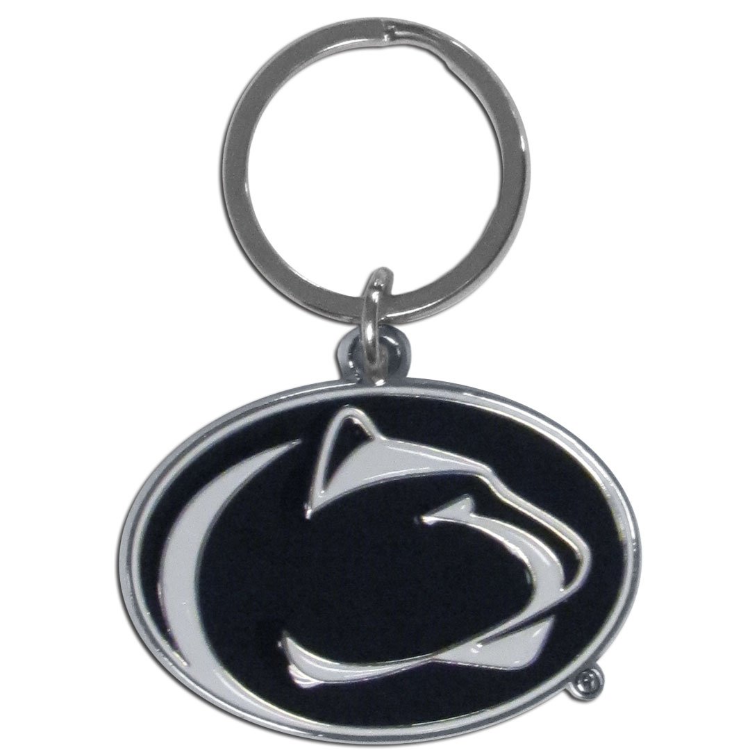 Siskiyou Sports NCAA Fan Shop Penn State Nittany Lions Chrome & Enameled Key Chain One Size Team Colors