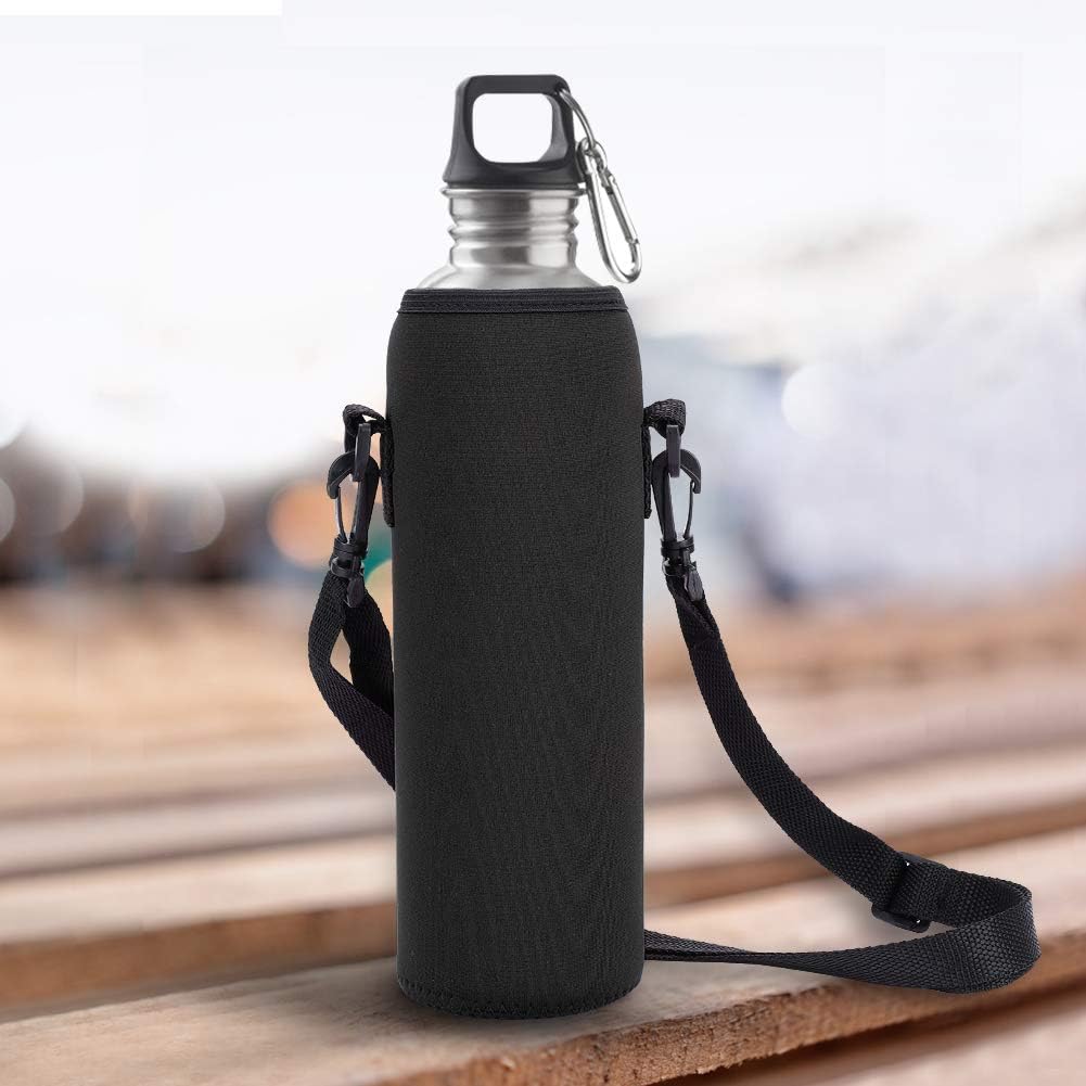 Neoprene Water Bottle Holder with Wide
