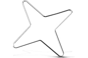 ASCAVS Stove Ring for Fox Run 5 x 5 inches, Silver 1 pack