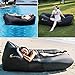Vansky Inflatable Lounger, Inflatable Couch Hammock Portable Air Chair Air Filled Beach Lounger, Nylon Fabric Hangout Sofa Bag, Outdoor or Indoor Inflatable Chair for Camping,Beach,Park,Backyard