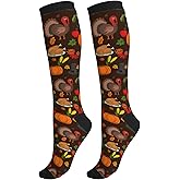 oyebn Duck Compression Socks Women and Men 15-20mmHg-Circulation Support Socks for Athletic Running Cycling