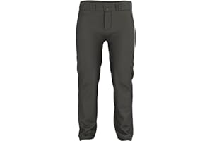 Alleson Athletic Men's Crush Premier Braided Baseball Pant – Stretch Fabric, Reinforced Knees, and Comfortable Fit