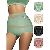 QUASTI Shapewear Tummy Control Panties for Women Body Shaping Briefs Shaping Underwear High Waisted Stretch Full Coverage