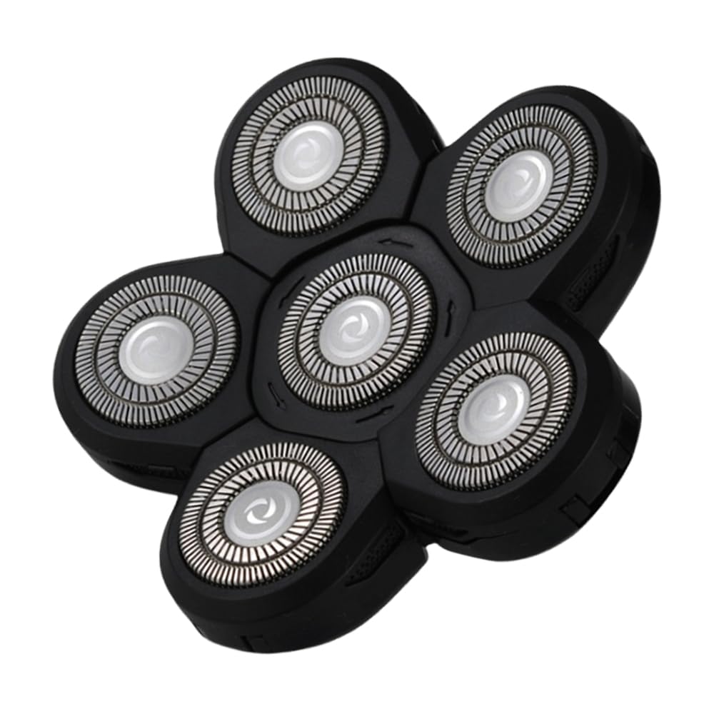Head Shaver Replacement Heads, Universal Replacement Blade Head Shaver，Replacement Cutter Blades Back-Up Shaver Blade Head Easy Installation Floating Washable Shaver Blade Heads