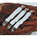 BSLINO 8pcs Sheet Band Straps Suspenders White Adjustable Bed Corner Holder Elastic Fasteners Clips Grippers Mattress Pad Cover Fitted Sheet