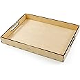 Ulanik Sorting Tray Toddler Montessori Toys for 3 Year Old + Kids Wooden Montessori Tray for Preschool Learning Color Sorting and Counting — No Sections