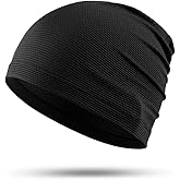 WTACTFUL 1Pack / 2 Pack Skull Caps for Men & Women - Breathable 3D Mesh Running Caps for Cycling, Gym